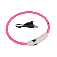 Coastal Pink USB Light-Up Neck Ring 24" I028712